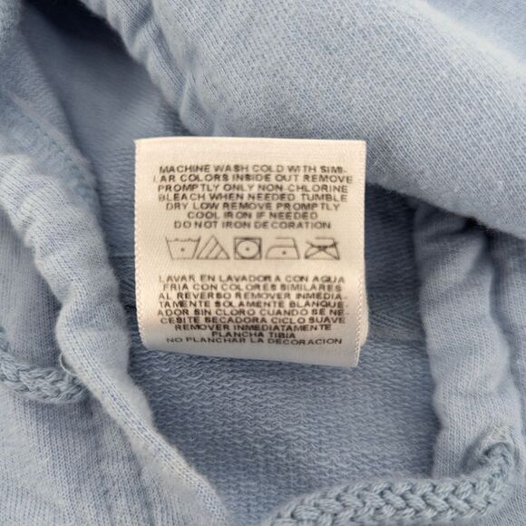 Disney Tinkerbell Blue Full Zip Sweatshirt Hoodie Women's Size S/M Kids XL - Picture 7 of 8